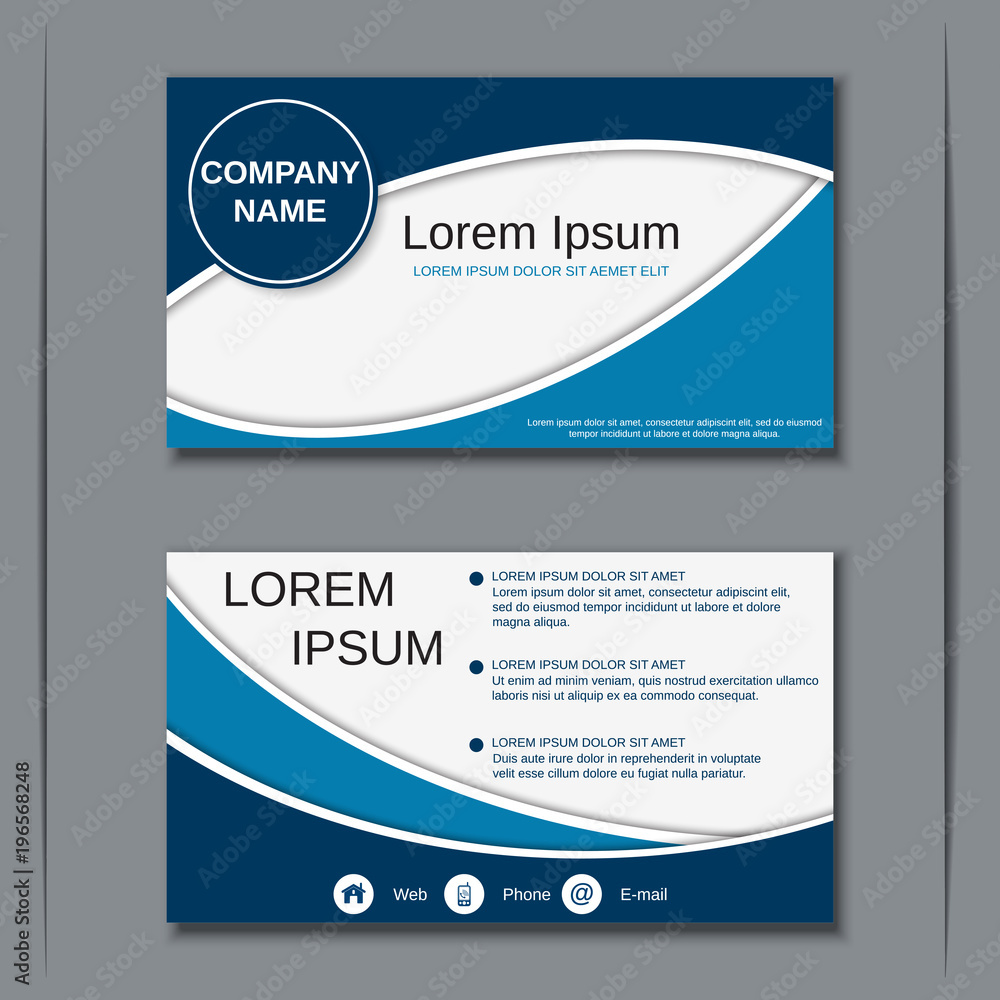 Business visiting card vector design template Business visiting card vector design template