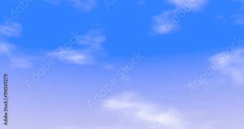 flying soccer balls against the sky, 3d rendering
