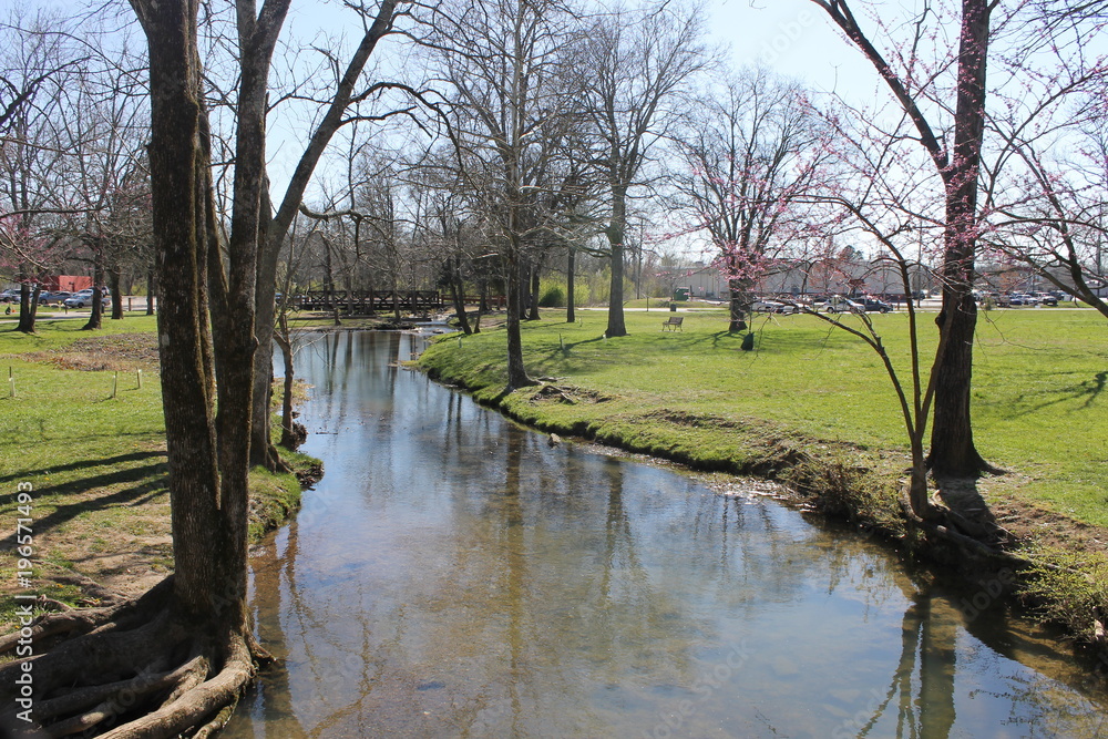 River and nature with blue sky River and nature with blue sky