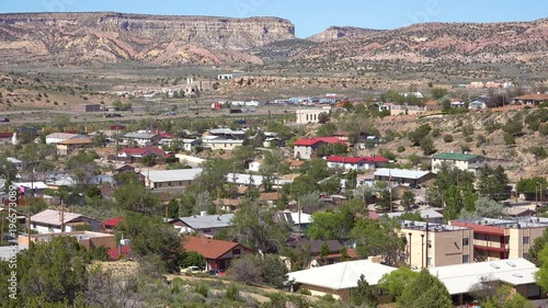 Establishing shot of Gallup, New Mexico. photo