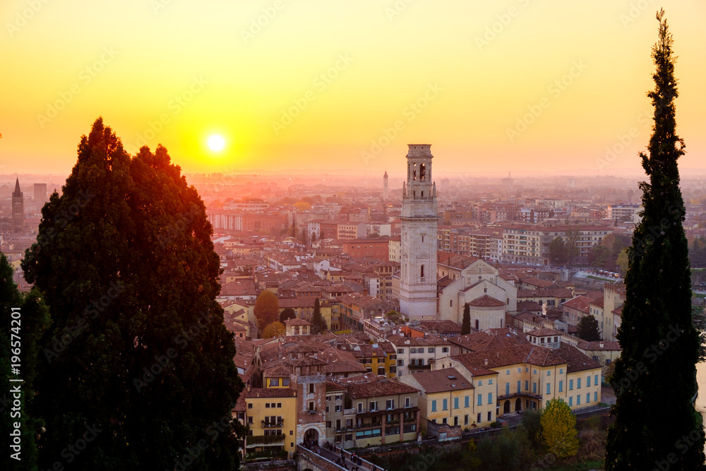 Panoramic view of the City of Verona