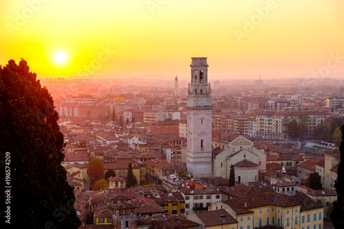 Panoramic view of the City of Verona