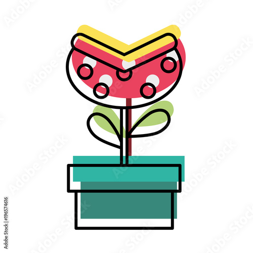 moved color videogame bag plant inside tube style