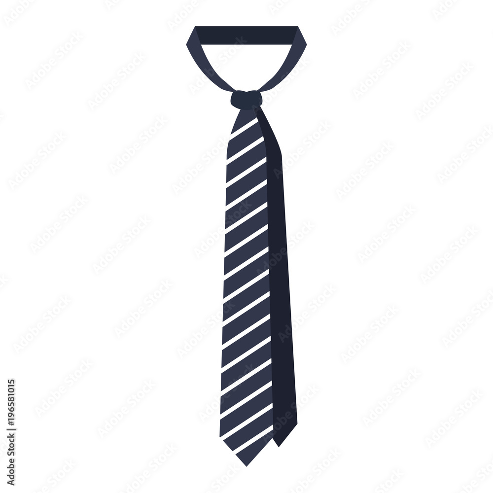 Striped necktie icon Striped necktie icon
