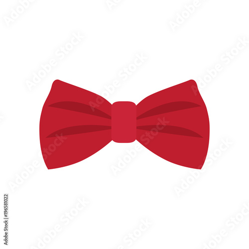 Red bowtie icon photo