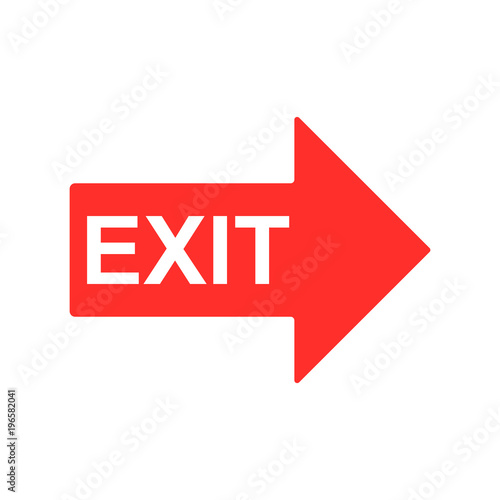 arrow exit sign turn right vector
