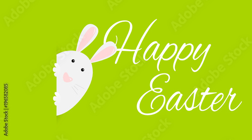 Karte mit Hase zum Osterfest