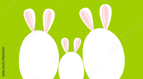 Karte mit Hase zur Osterzeit