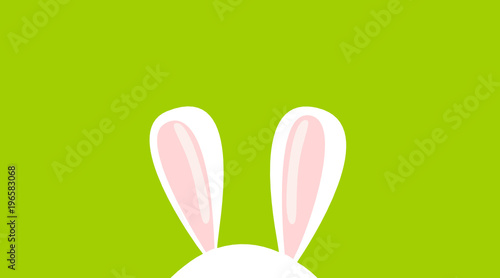 Karte mit Hase zur Osterzeit