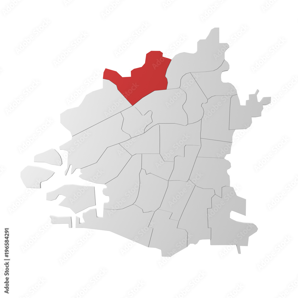 Obraz premium 大阪市 淀川区