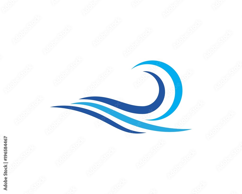 water wave Logo Template