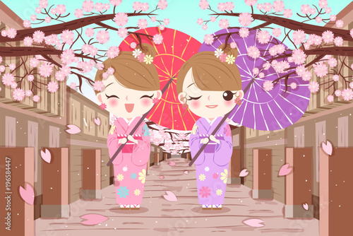 woman wear kimono