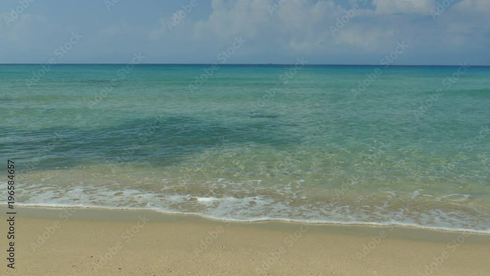 Nature with tropical sea and beach on white cloud and blue sky
Nature with tropical sea and beach on white cloud and blue sky