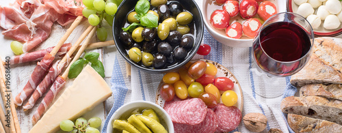 Photography Mixed antipasto platter