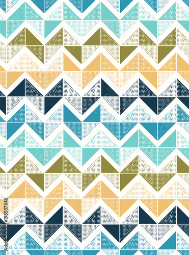 seamless dots geometric triangle pattern