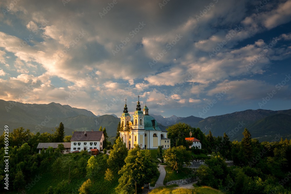 Baroque  orthodox church in Slovenia.