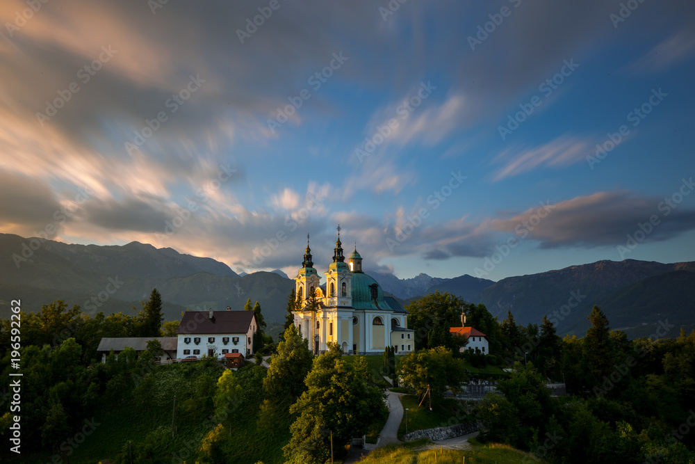 Baroque  orthodox church in Slovenia.