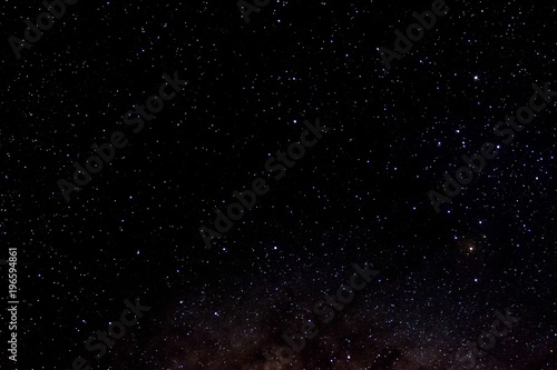 Stars and galaxy outer space sky night universe black starry background
