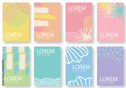Creative vector template card,Springtime collection