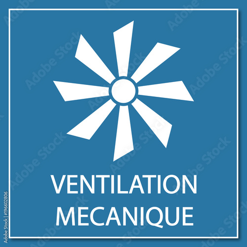 Logo ventilation mécanique.