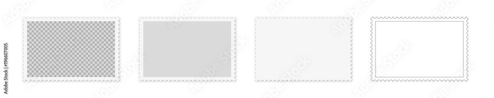 verschiedene Briefmarken Stile