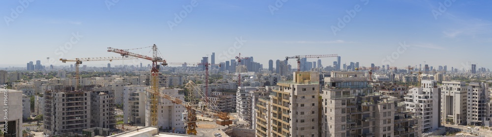 New Neighborhood In North Tel Aviv - New Constraction Site, Ramat Aviv, Panorama