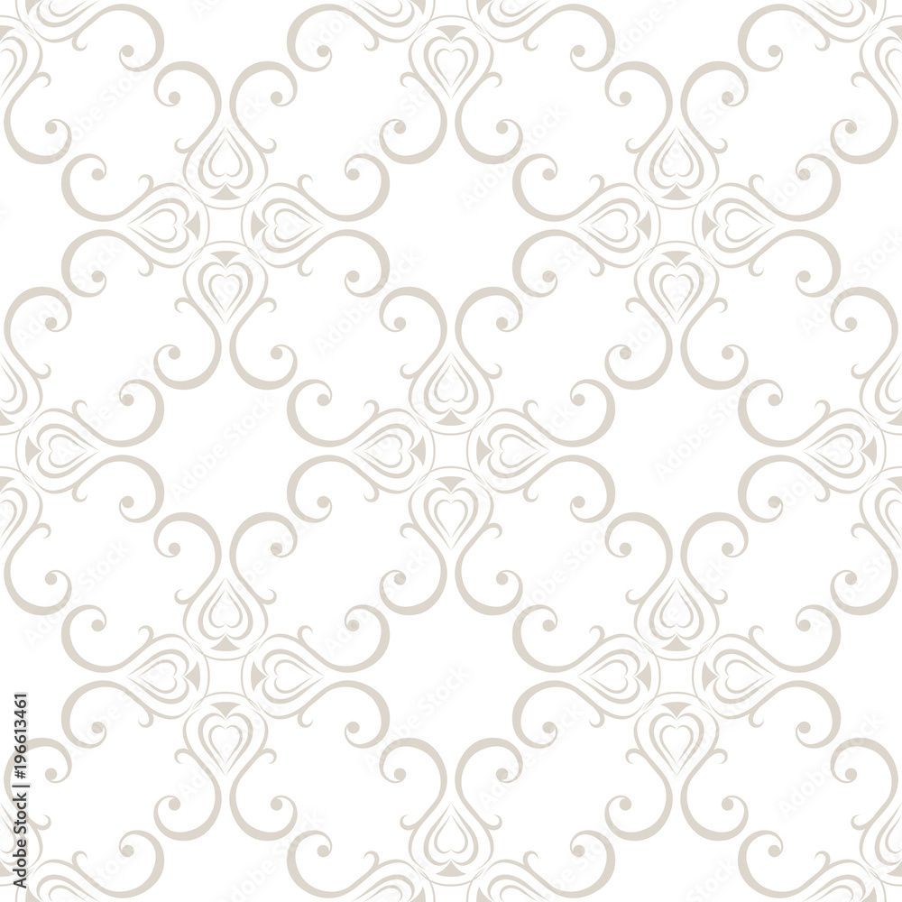 Seamless wallpapers in the style of Baroque . Modern texture illustration Seamless wallpapers in the style of Baroque . Modern texture illustration