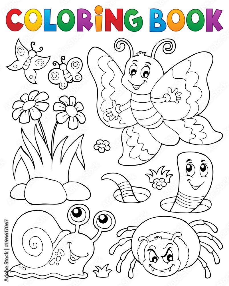 Coloring book with small animals 4 Coloring book with small animals 4
