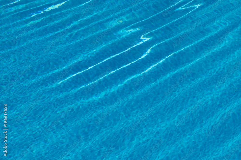 water texture in a pool with waves and reflection
