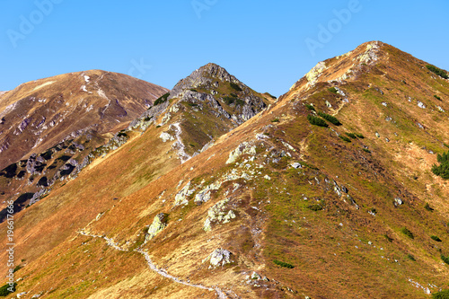 Poland, Tatra Mountains, Zakopane - Czerwone Wierchy, Malolaczniak, Goryczkowa Czuba and Posredni Wierch Goryczkowy peaks