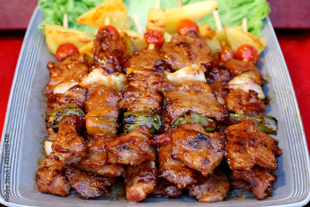 'BBQ/Bar-B-Q' Street Food In Thailand 'BBQ/Bar-B-Q' Street Food In Thailand