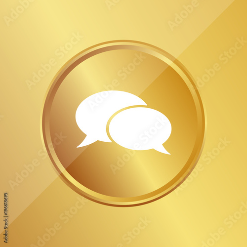 Gold Medaille - Sprechblasen