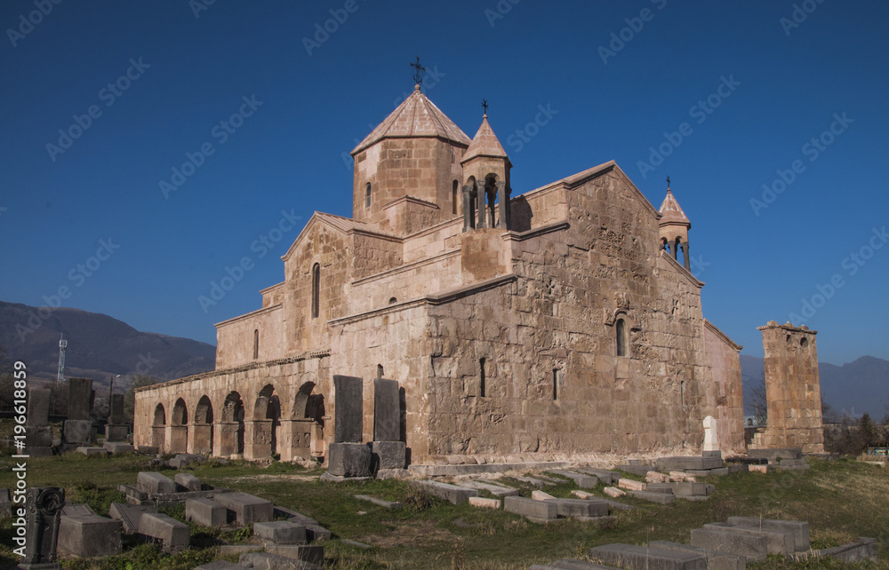 5-7th century Odzun church in the village of Odzun in Armenia
