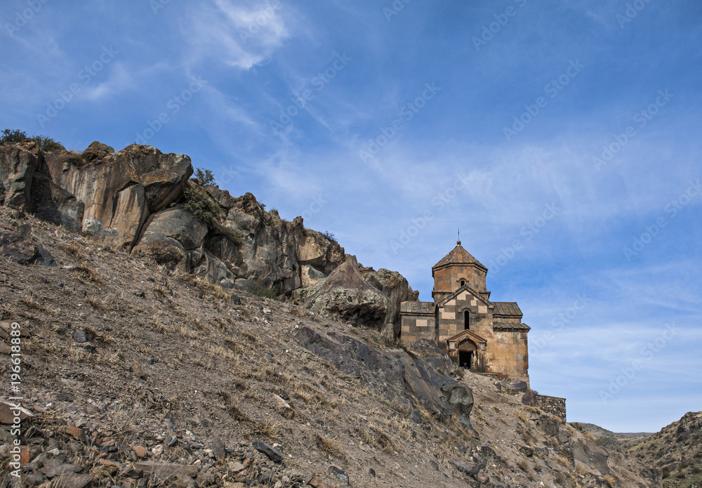 7th century Saint Stepanos church near the village of Kosh, Armenia