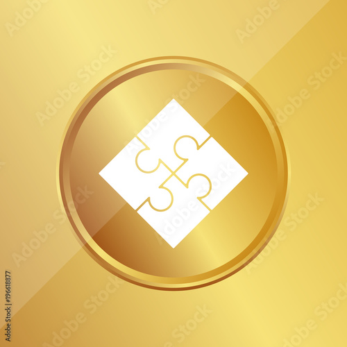Gold Medaille - komplettes Puzzle