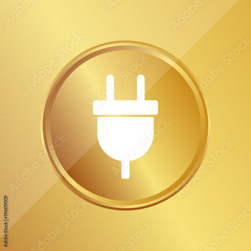 Gold Medaille - Stecker