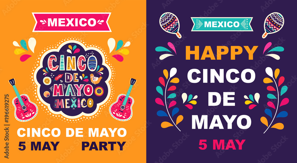 Fototapeta premium Holiday Mexican illustration