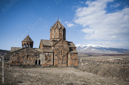 13th century Hovhannavank monastery in Armenia photo