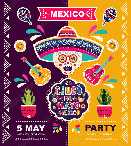  Holiday Mexican illustration