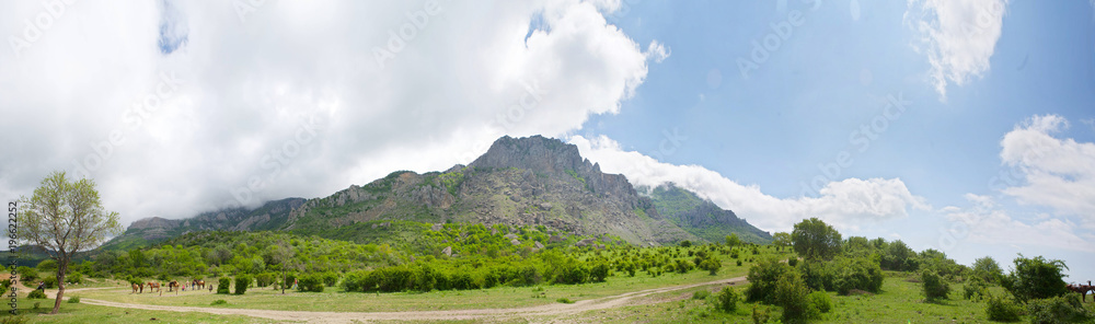 Obraz premium Summer mountain landscape.