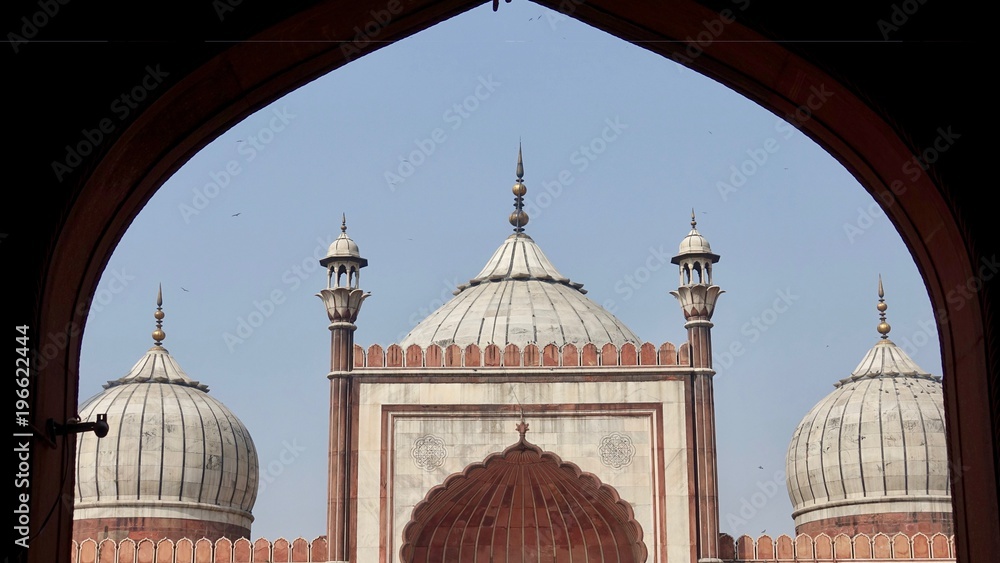 Fototapeta premium Jama Mashijd, Moschee in Delhi, Indien