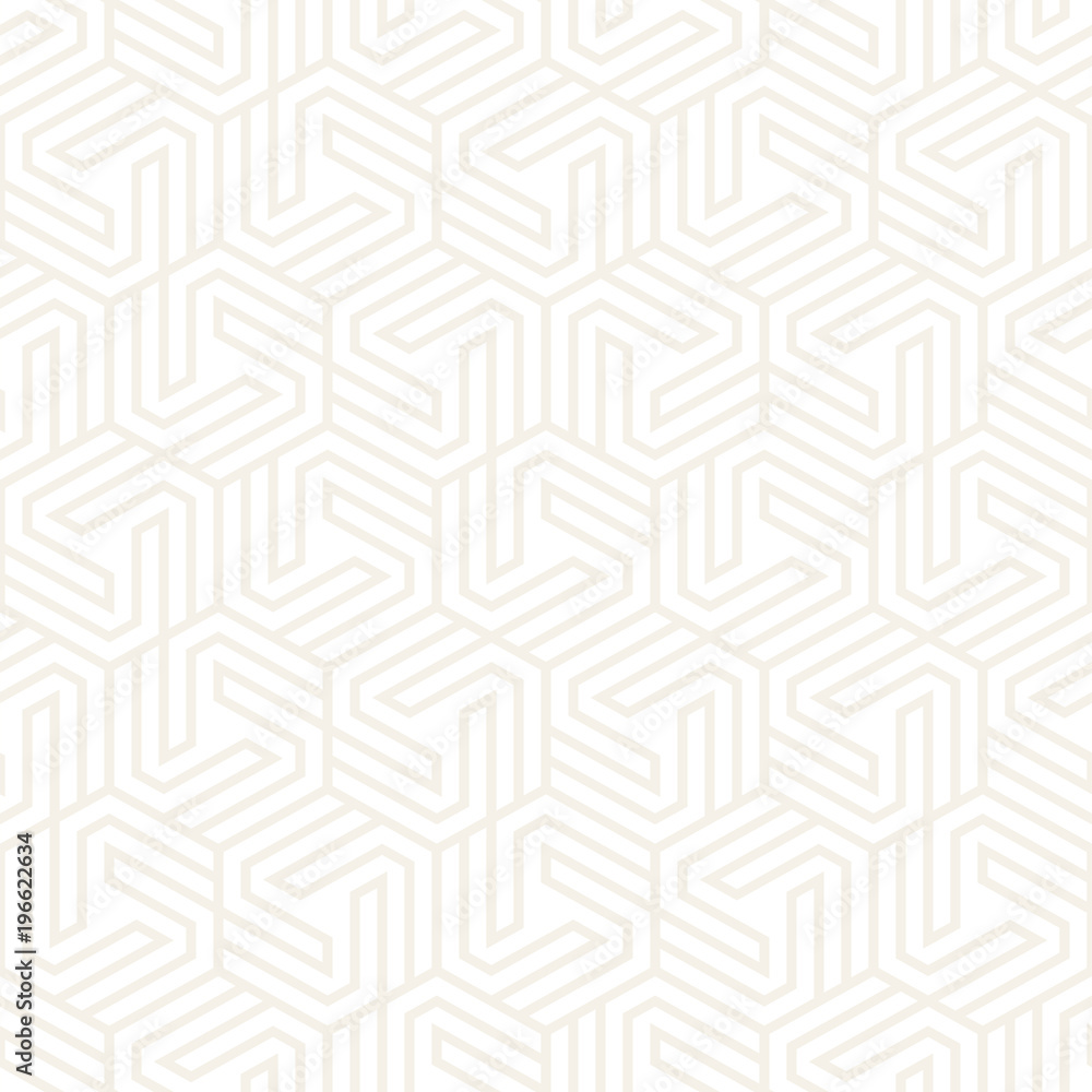 Vector seamless abstract subtle pattern. Modern stylish stripes texture. Repeating geometric tiles