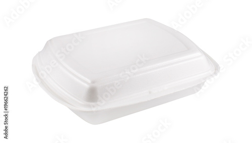 Disposable container for food isolated