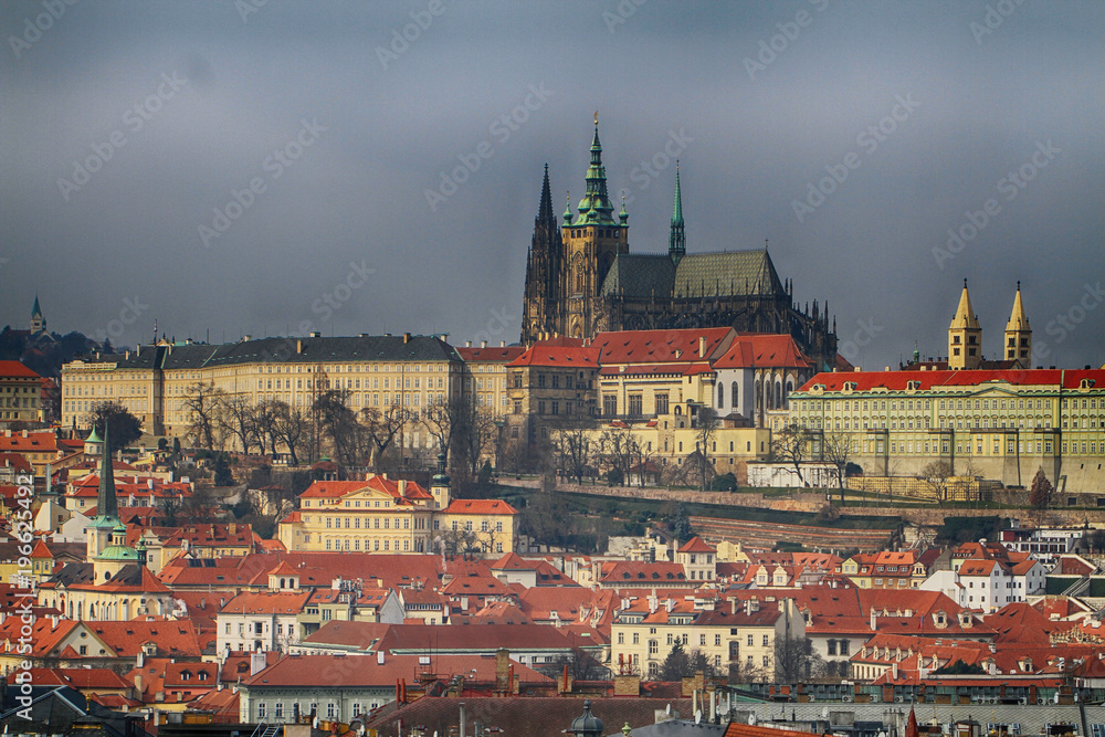 Obraz premium Prague castle as nice landscape