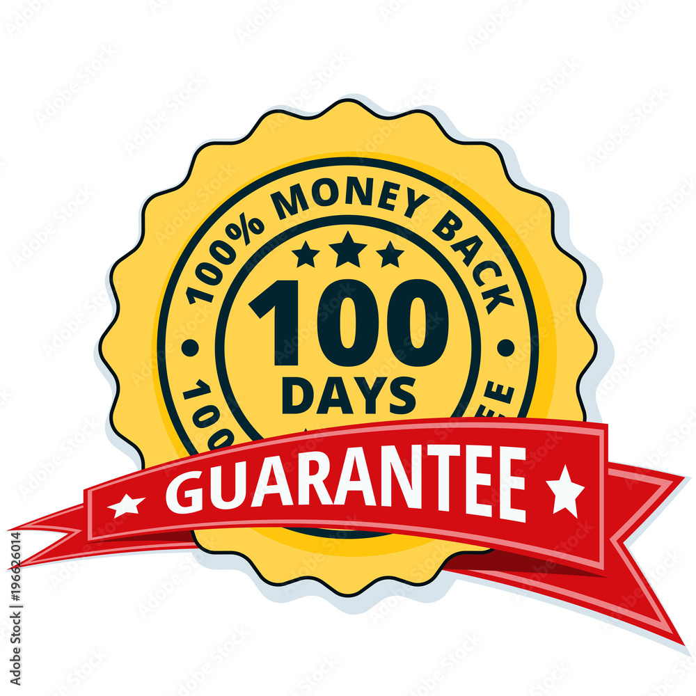 100 Days Money Back illustration 100 Days Money Back illustration