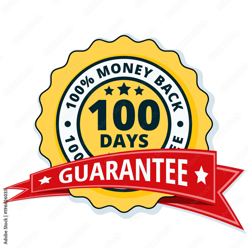 100 Days Money Back illustration 100 Days Money Back illustration