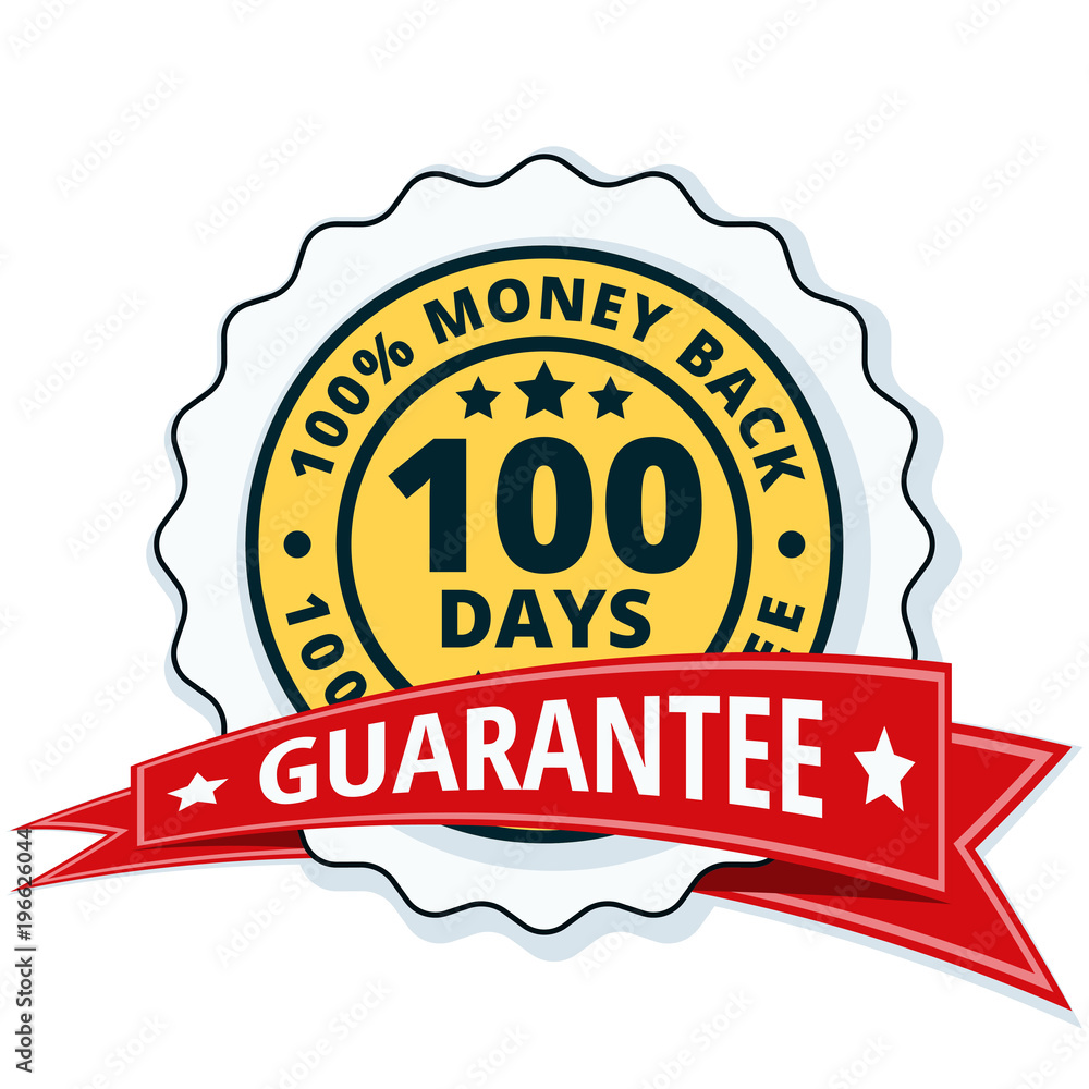 100 Days Money Back illustration 100 Days Money Back illustration