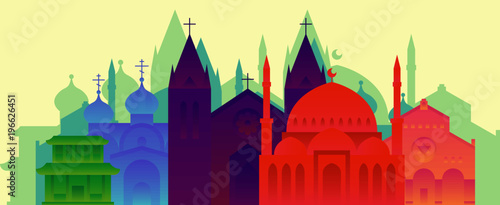Temples of world different religions