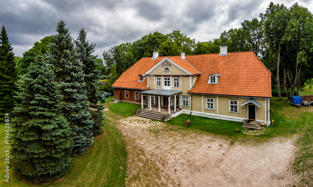 Manor aerial photo. Manor aerial photo.