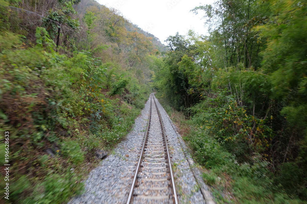 Obraz premium death railway bridge Tham krasae